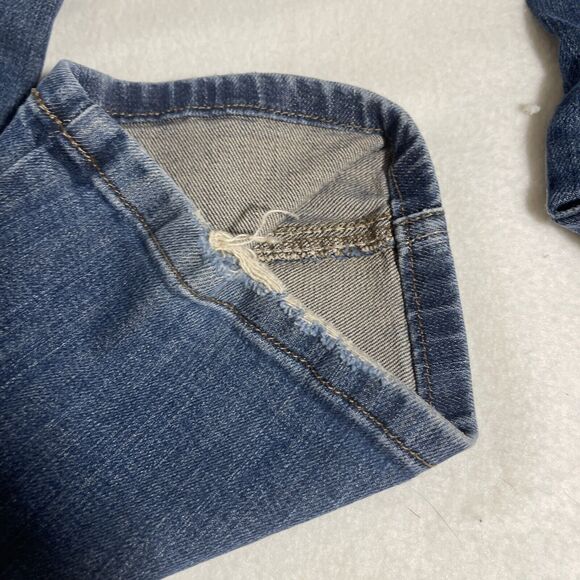 Calvin Klein Jeans Women's Size 6 Blue Denim Modern Boot Mid Rise Stretch - Picture 5 of 6